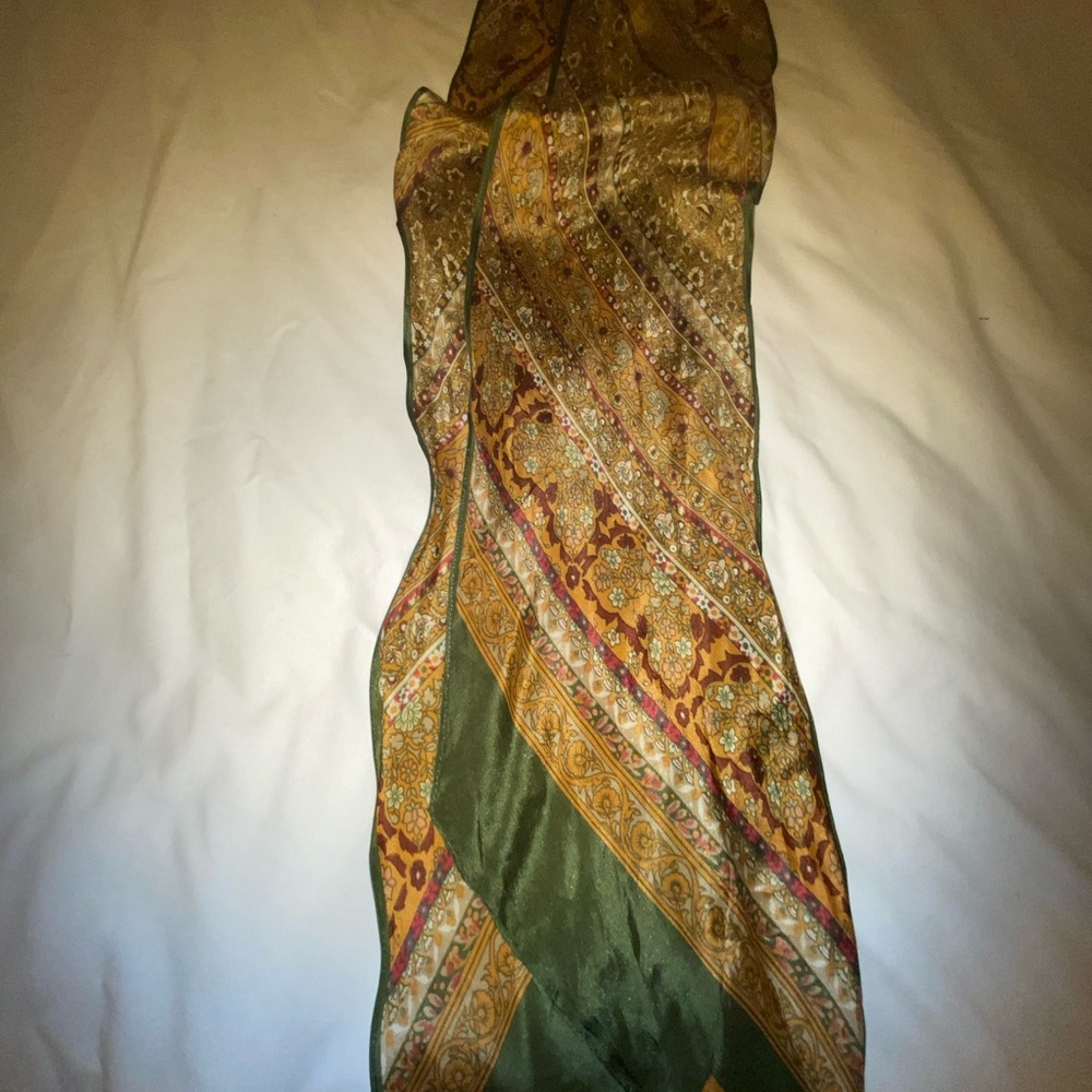 Anna Klein vintage Multicolor Scarf